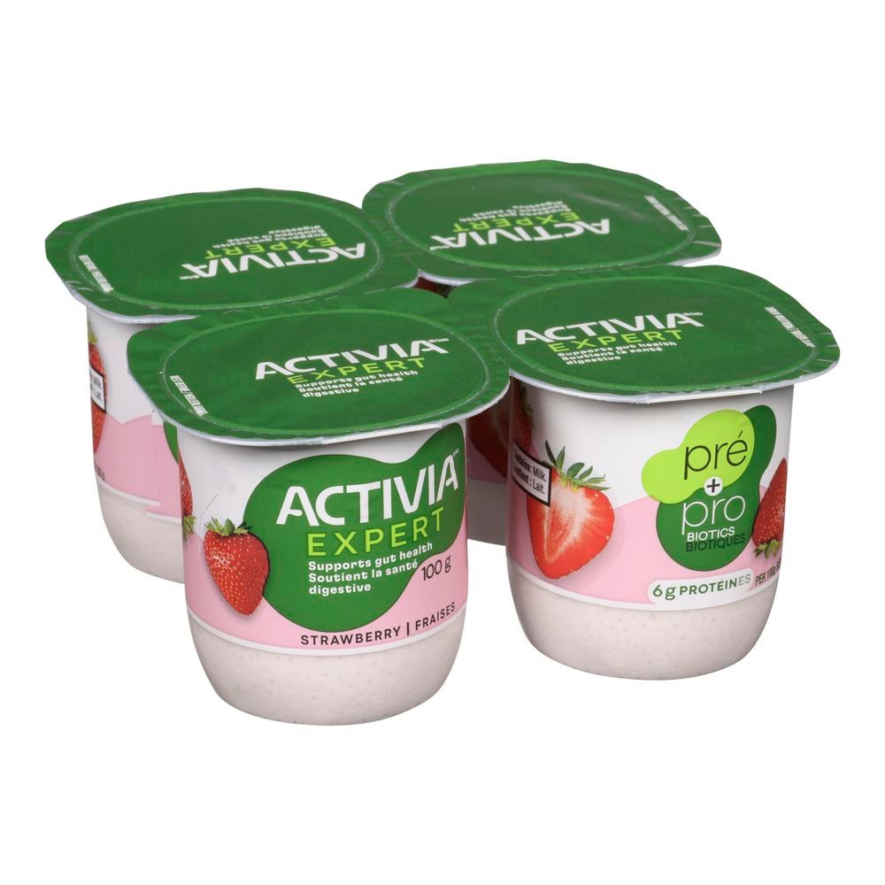 Activia Expert Strawberry Pre Probiotics Yogurt, 400 G