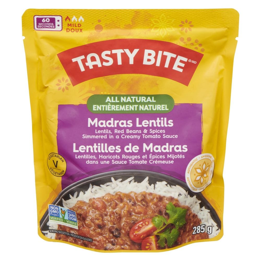 Tasty Bite All Natural Madras Lentils, 285 G