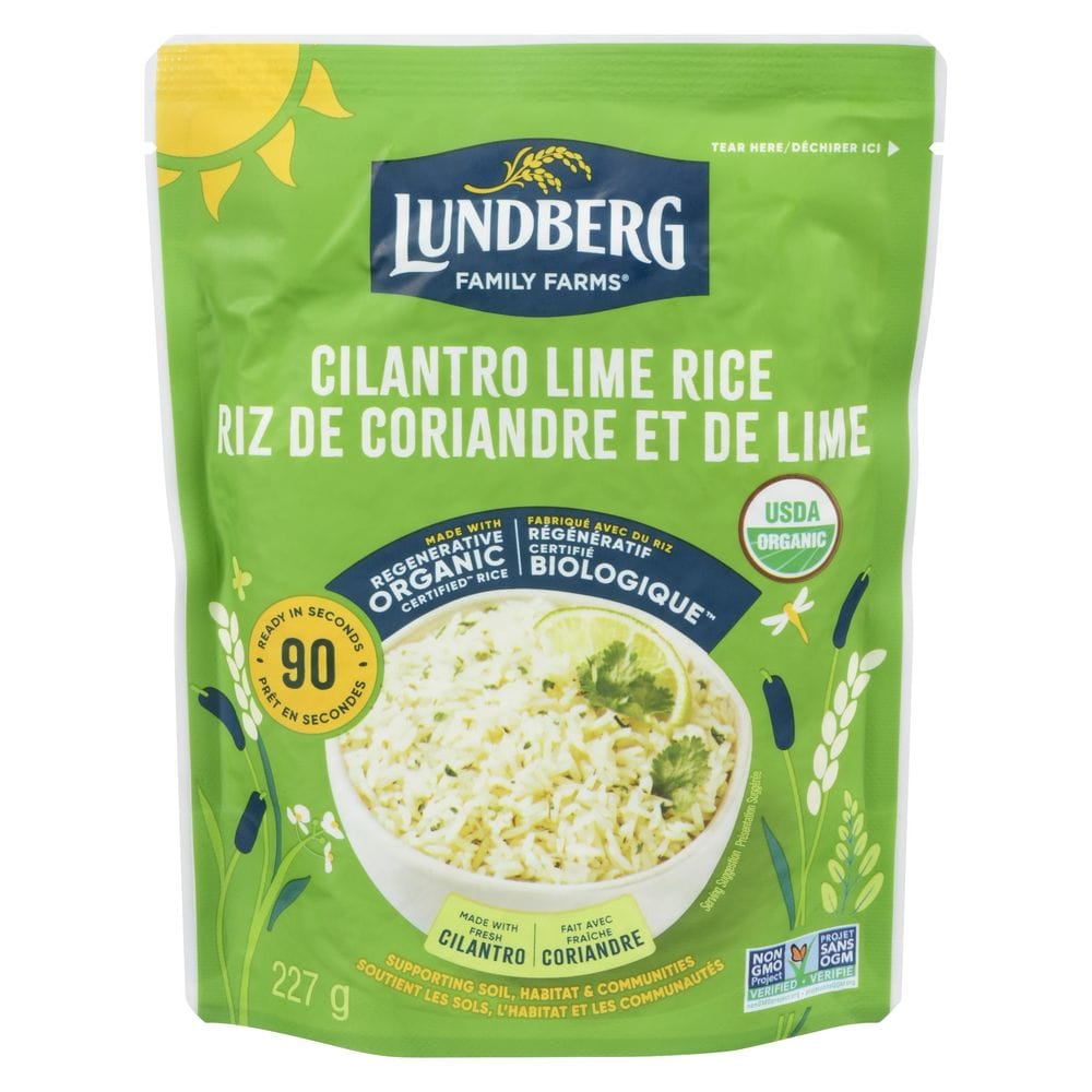 Lundberg Organic 90-second Cilantro And Lime Rice, 227 G -- 6 Per Case