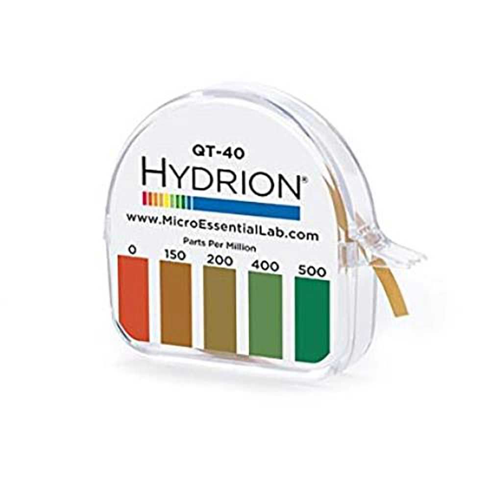 Hydrion Qt-10 Quaternary Test Strips, 15 Ft Roll
