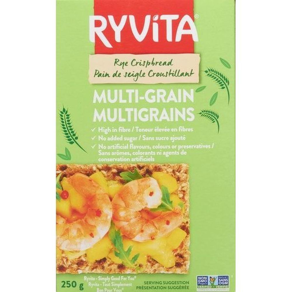 Ryvita Multi-grain Rye Crispbread, 250 G -- 12 Per Case