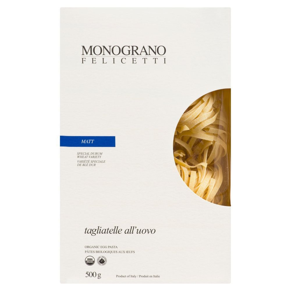 Monograno Felicetti Organic Egg Tagliatelle, 500 G -- 12 Per Case