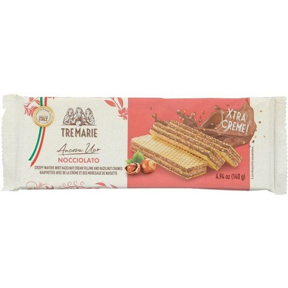 Tre Marie Nocciolato Wafer, 140 G -- 18 Per Case