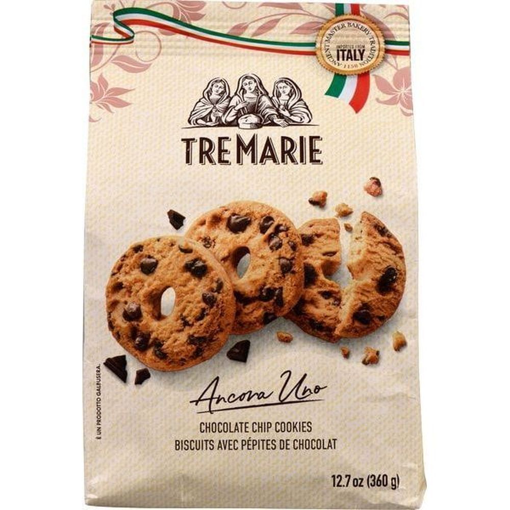Tre Marie Frollini Chocolate Chip Cookies, 350 G -- 12 Per Case