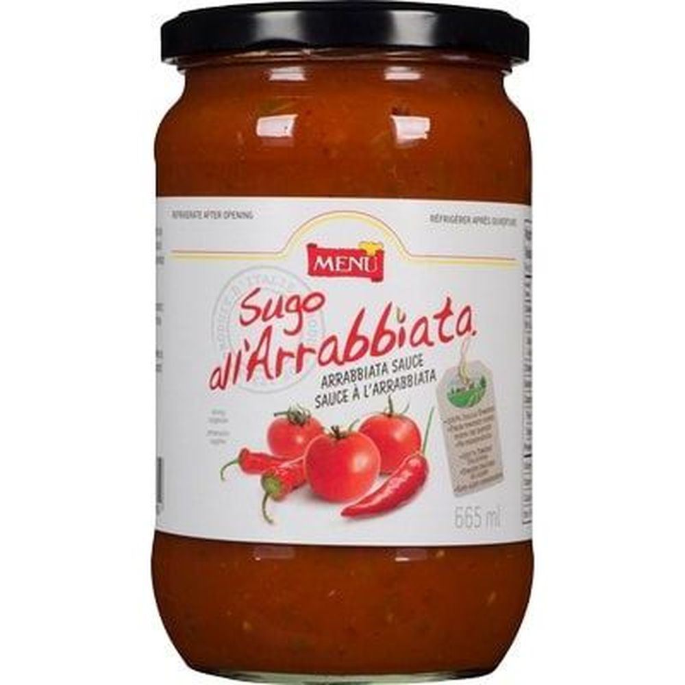 Menu Sauce Arrabbiata, 665 Ml -- 6 Par Caisse