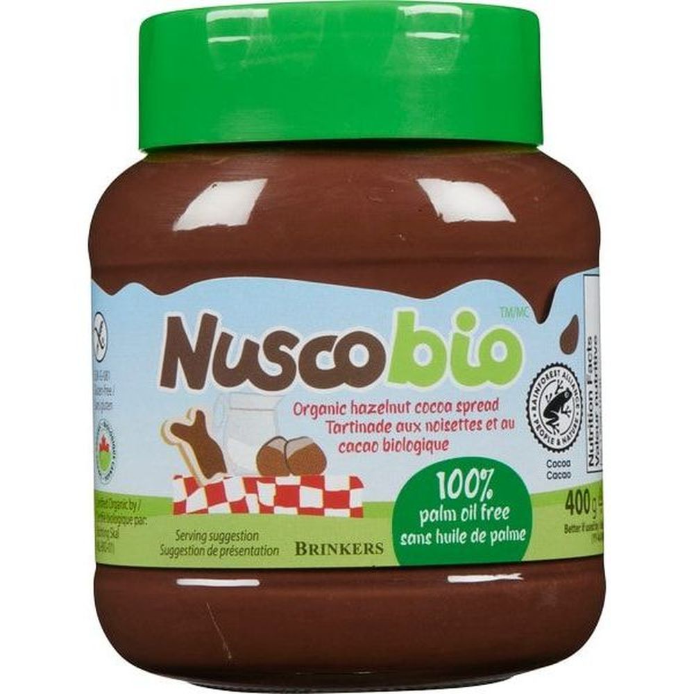 Nuscobio Hazelnut Chocolate Spread, 400 G -- 6 Per Case