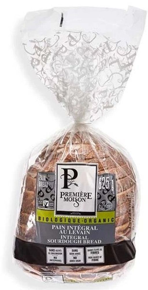Premiere Moisson Organic Sliced Integral Sourdough Bread, 625 G -- 8 Per Case