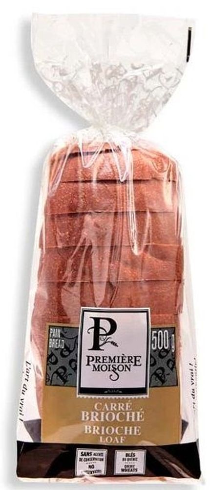Premiere Moisson Brioche Square Loaf, 500 G -- 9 Per Case