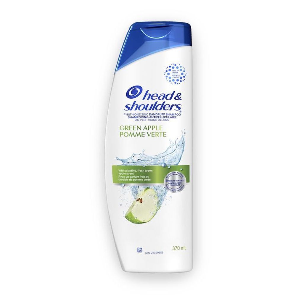 Head And Shoulders Anti-dandruff Green Apple Shampoo, 370 Ml -- 6 Per Case