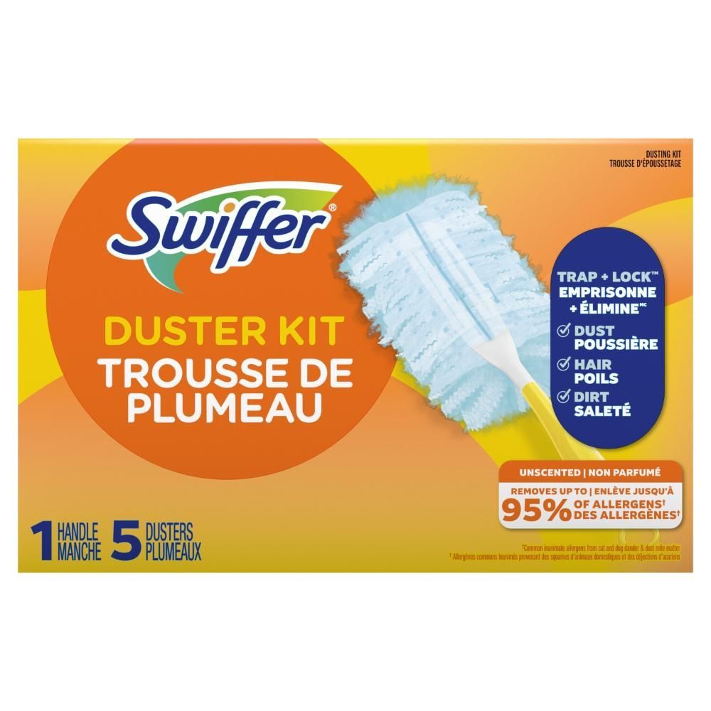 Swiffer Dusters Cleaner Starter Kit, 5 Count - 6 Per Case