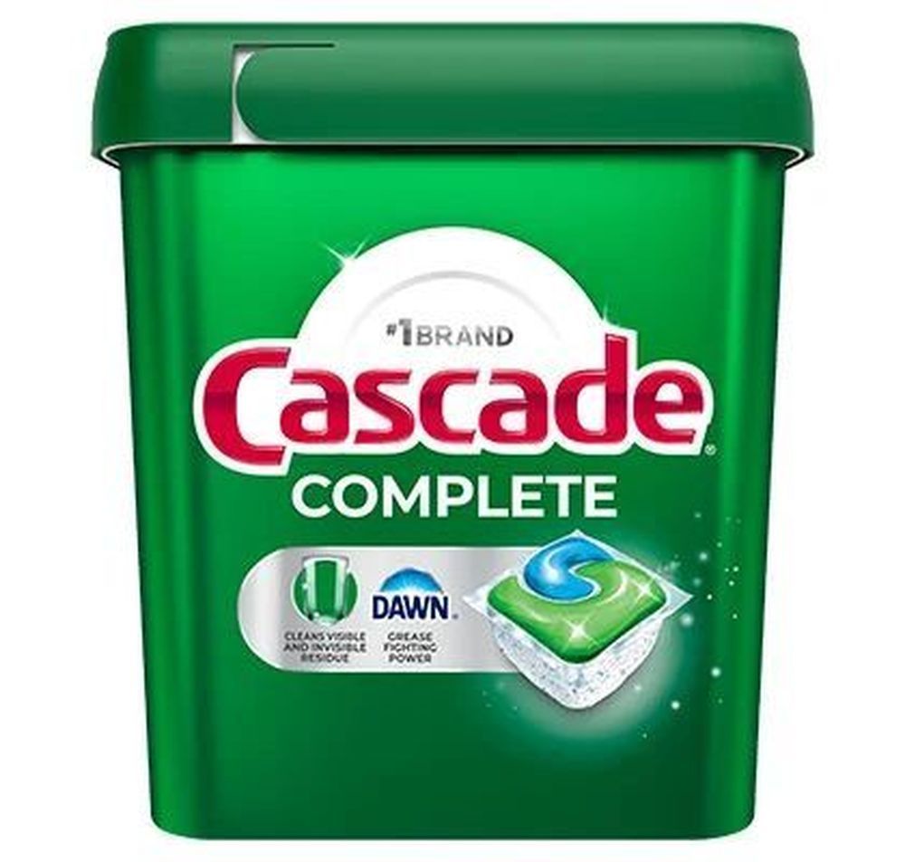Cascade Complete Fresh Scent Actionpacs Dishwasher Detergent, 1.7 Kg -- 2 Per Case