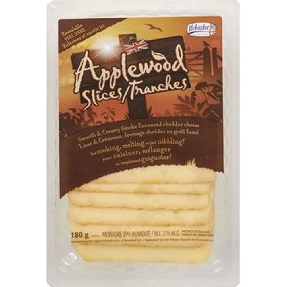 Ilchester Applewood Smoked Cheese Cheese Slices, 180 G -- 8 Per Case