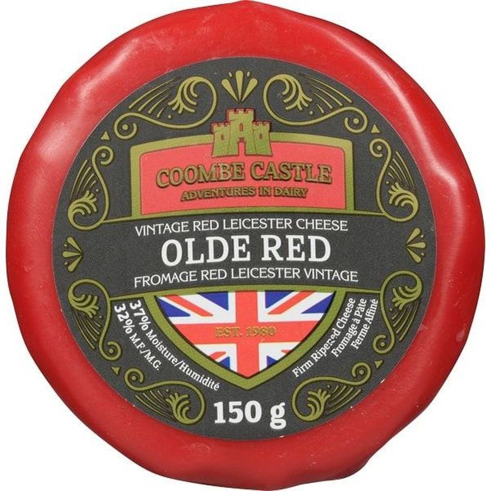 Coombe Castle Fromage Olde Red Vintage Red Leicester, 150 G -- 6 Par Boîte