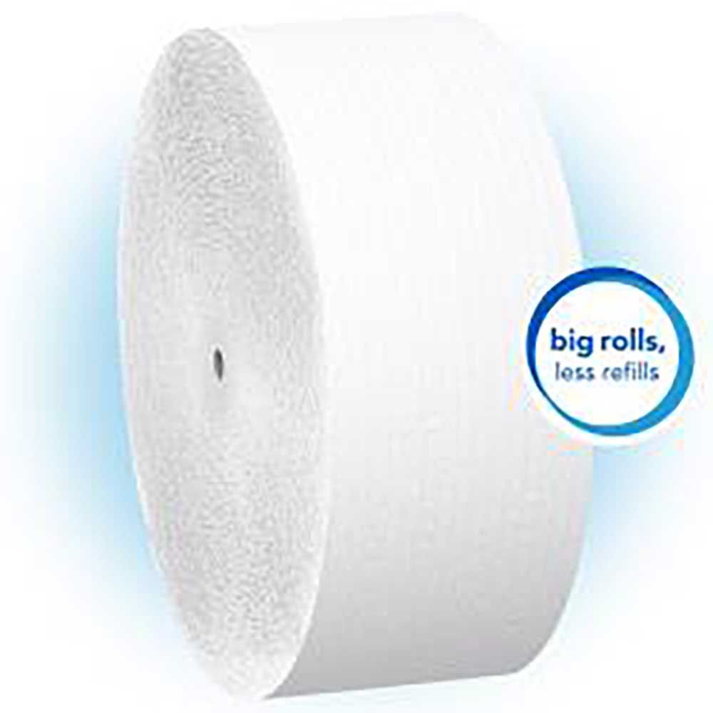 Scott Coreless 2-ply White Coreless Paper Bath Tissue, 3.78 In X 1150 Ft -- 12 Per Case