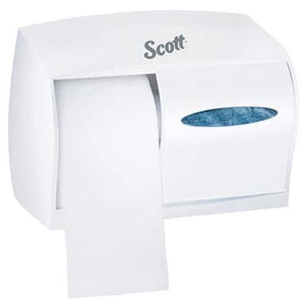 Scott Essential Standard Roll Toilet Paper Dispenser, 11 X 7.63 X 6 In