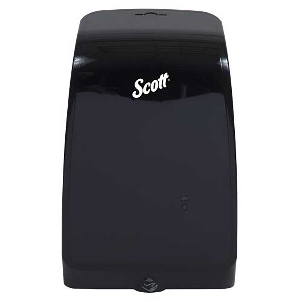 Scott Black Automatic Soap And Hand Sanitizer Dispenser, 1.2 L Capacity