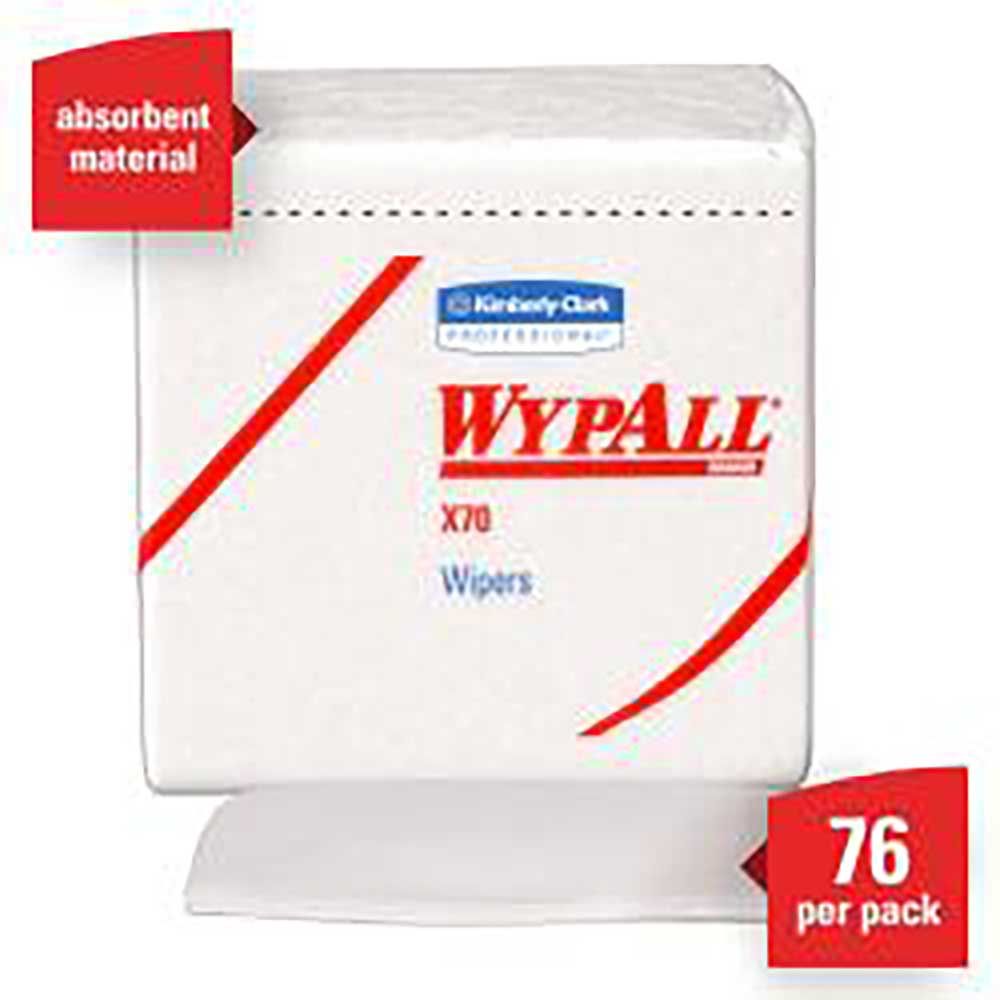 Wypall Workhorse Paper Rags, White -- 912 Per Case