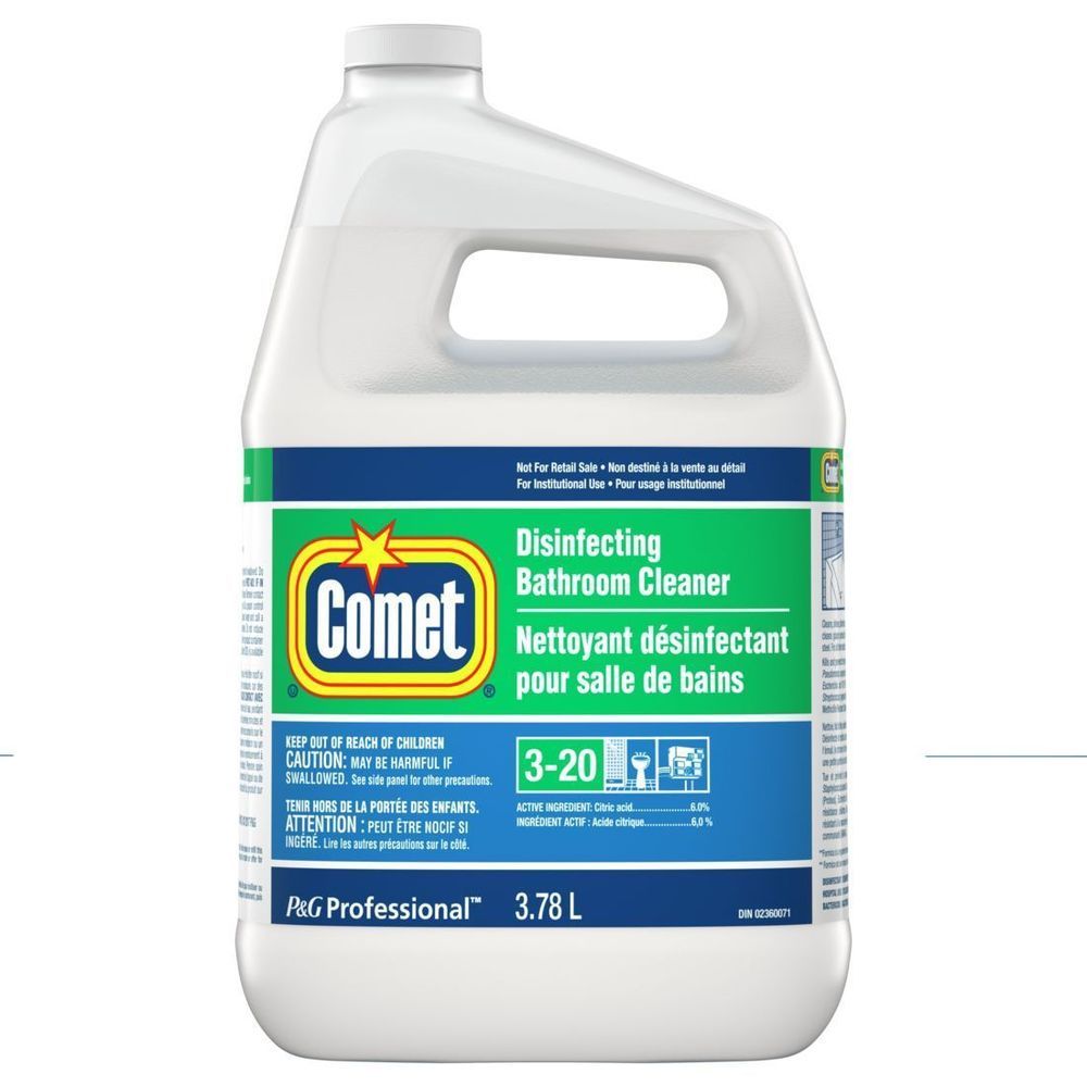 Comet Professional Disinfecting Bathroom Cleaner Refill, 3.78 L -- 3 Per Case