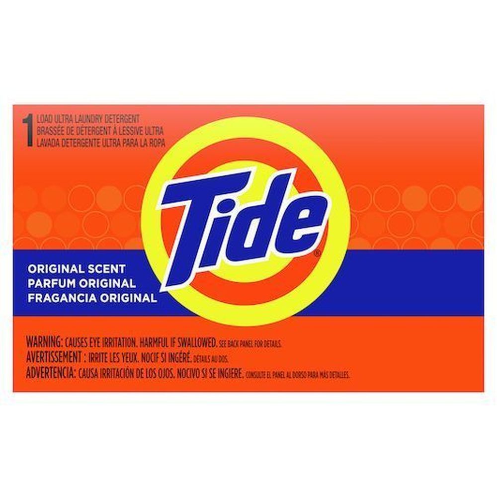 Tide Professional Original Scent One Load Ultra Laundry Detergent Powder, 28.35 G -- 156 Per Case