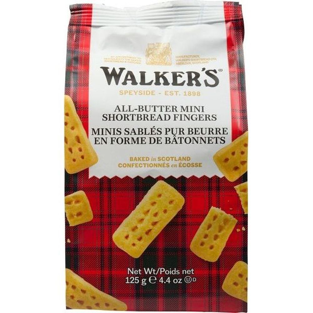 Walkers Mini Shortbread Fingers, 125 G -- 12 Per Case