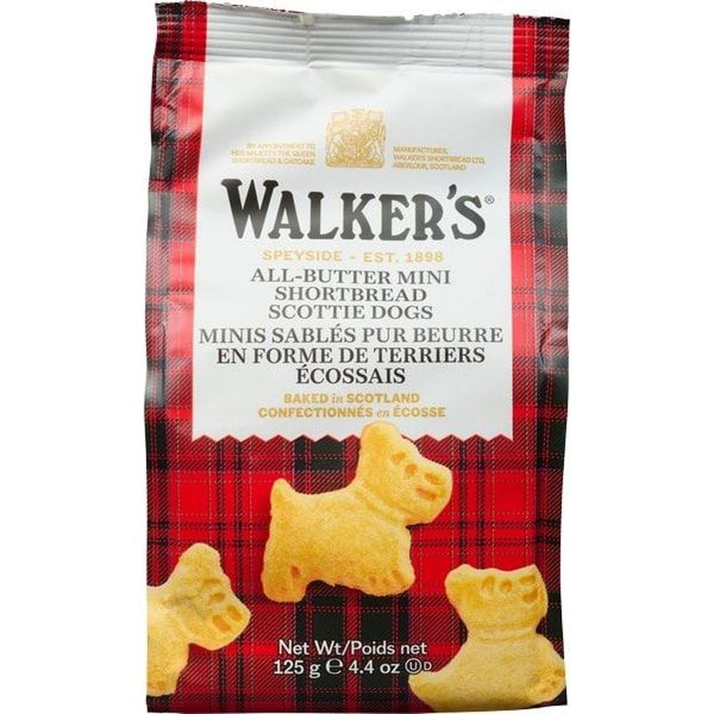 Walkers Shortbread Scottie Dog, 125 G -- 12 Per Case