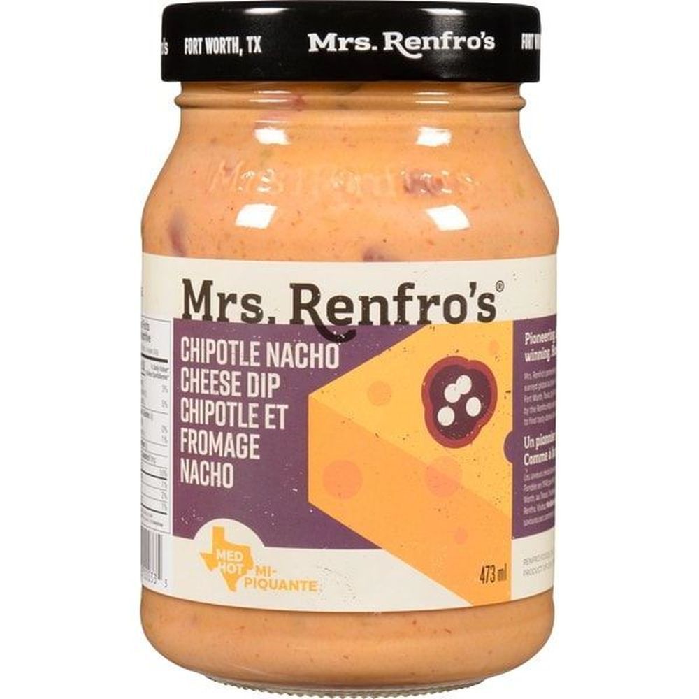 Mrs. Renfro's Trempette Au Fromage Et Nachos Chipotle, 473 Ml -- 6 Par Boîte