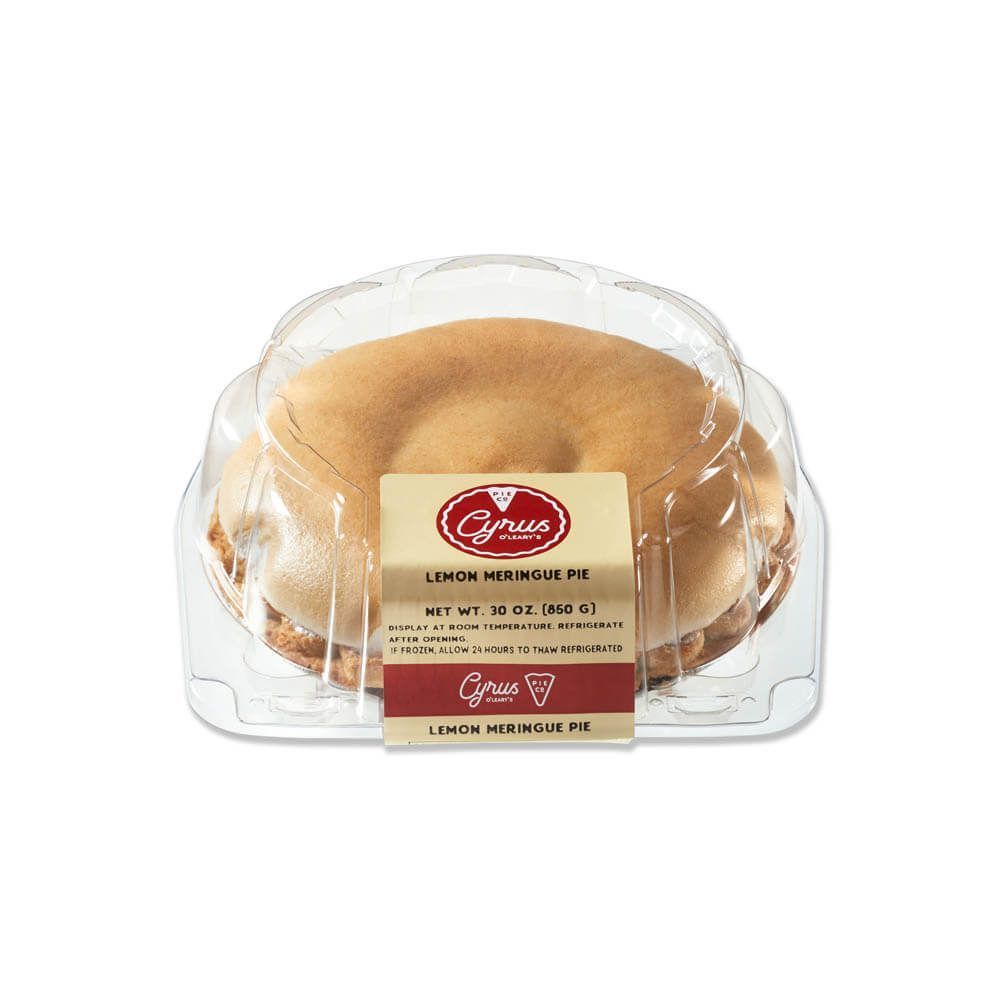 Cyrus O'leary's 8 Inch Topped Lemon Meringue Pie, 6 Count