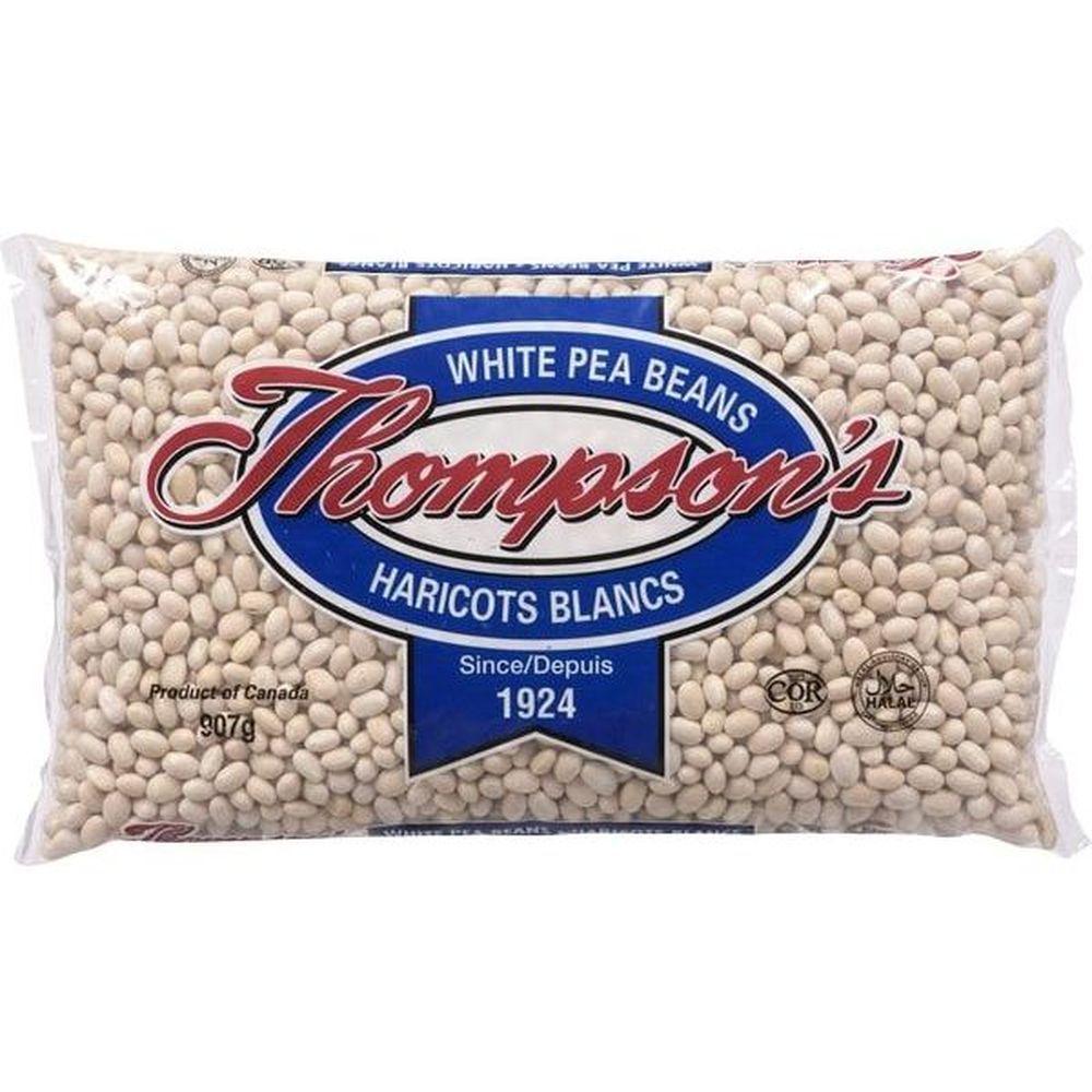 Thompson's White Pea Beans, 907 G -- 12 Per Case
