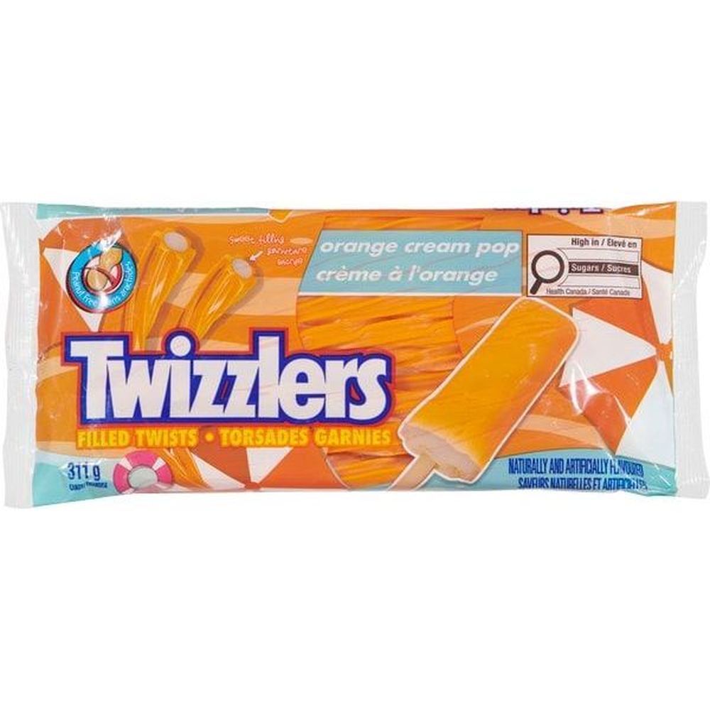 Twizzlers Orange Cream Twist Licorice, 311 G -- 12 Per Case
