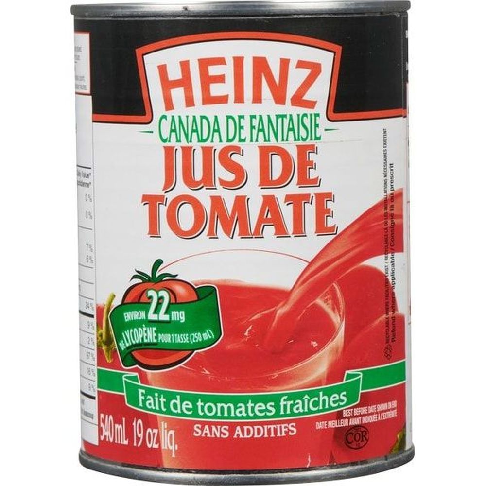 Heinz Tomato Juice, 540 Ml -- 24 Per Case