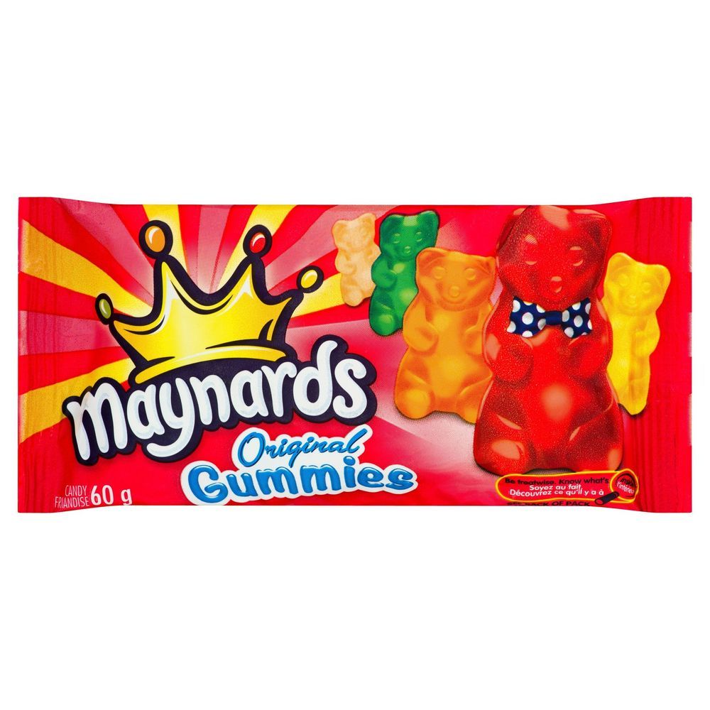 Maynards Original Gummy Candy, 60 G -- 216 Per Case
