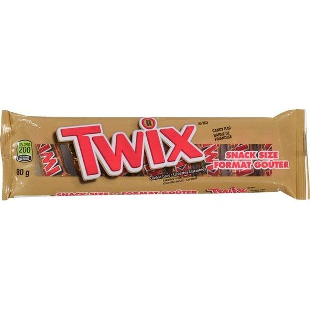 Twix Bonbons Taille Amusante, 80 G -- 20 Par Boîte