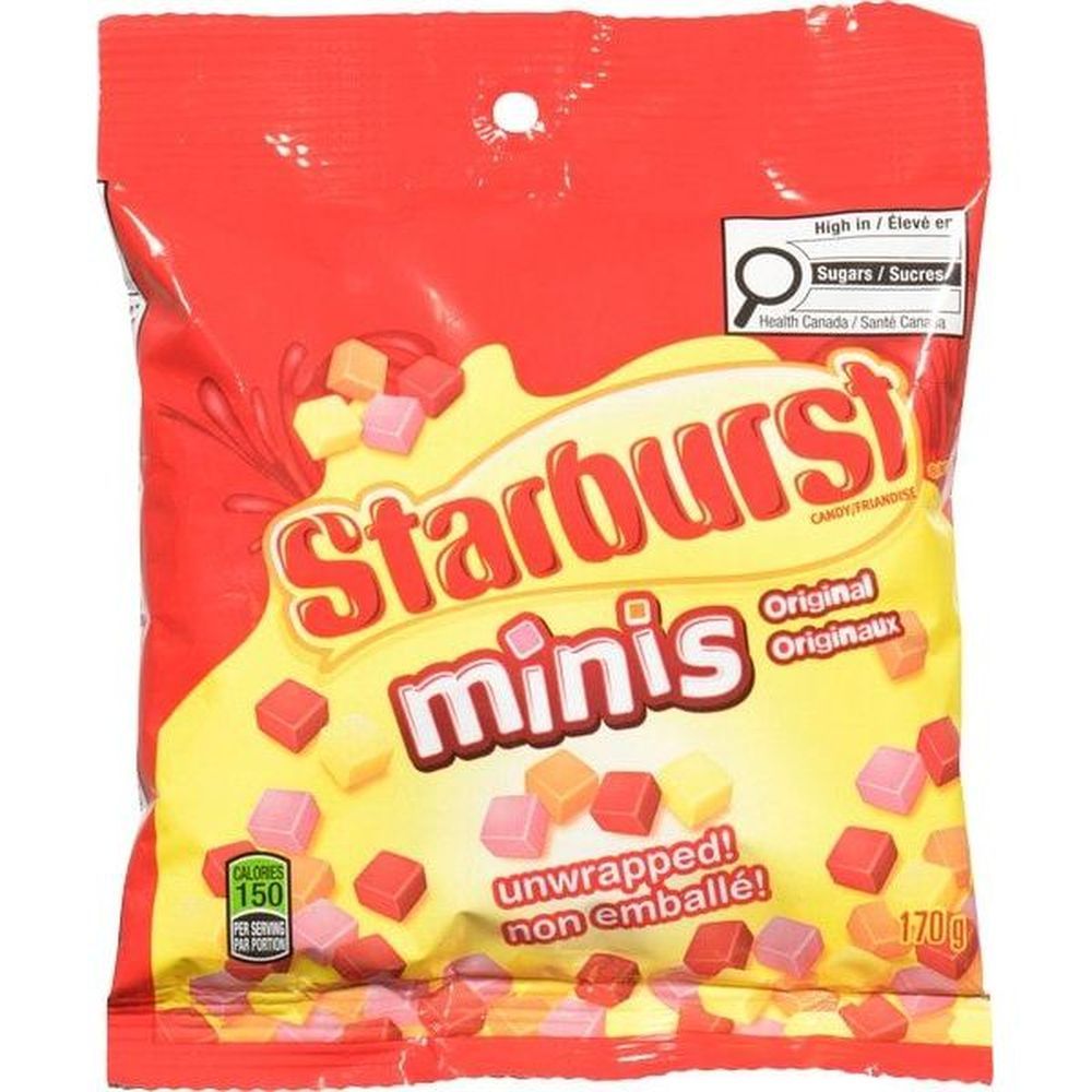 Starburst Mini-bonbons Originaux, 170 G – 12 Par Boîte