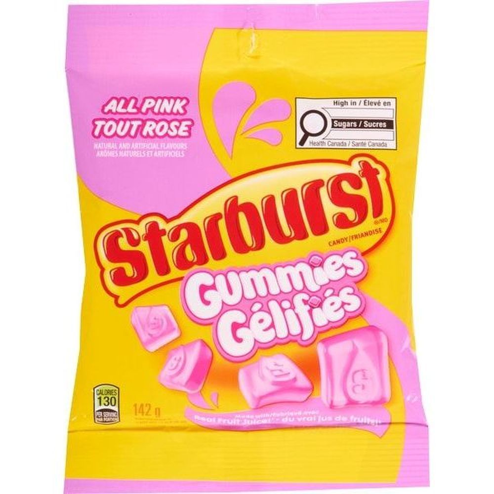 Starburst Bonbons Gélifiés, 142 G – 12 Par Boîte