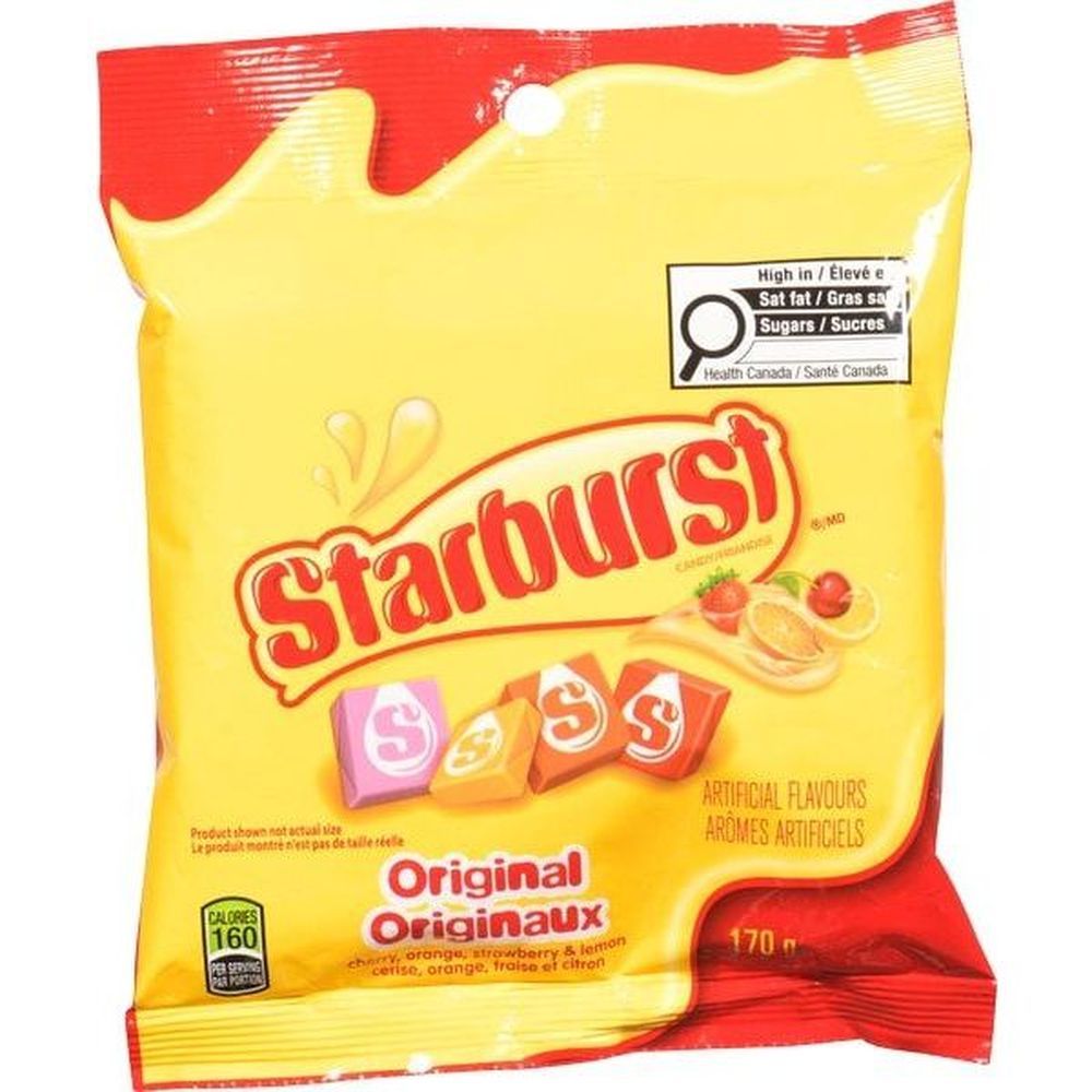 Starburst Bonbons Originaux, 170 G – 12 Par Boîte