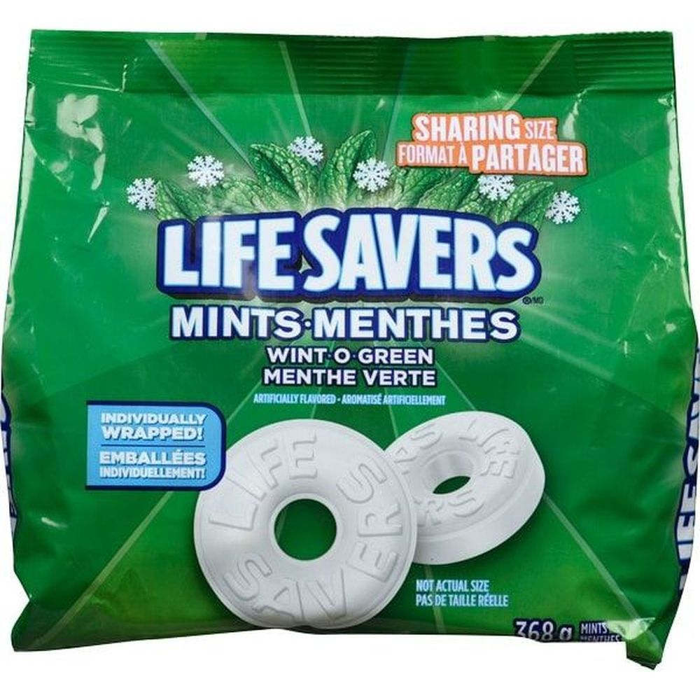 Lifesavers Wint O Green Mint, 368 G -- 4 Per Case