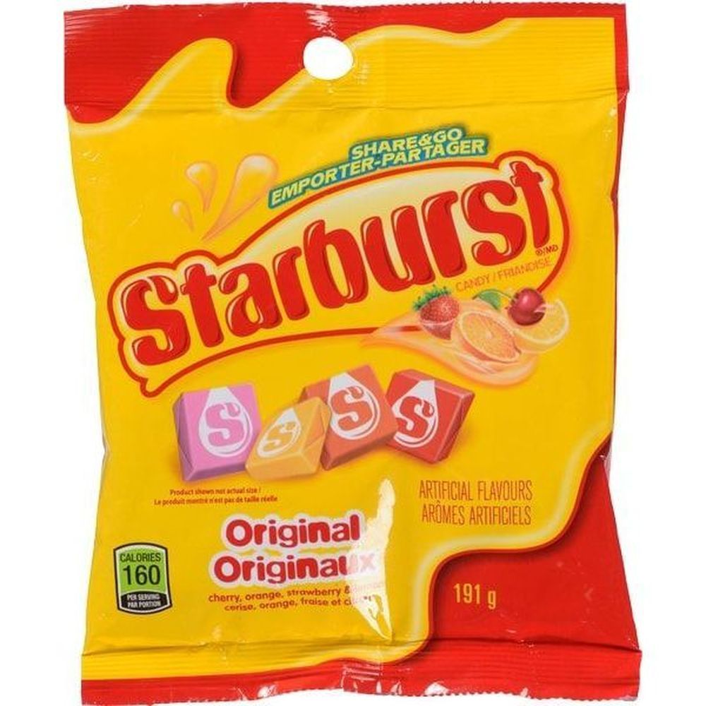 Starburst Bonbons Originaux, 191 G (6,74 Oz) – 12 Par Boîte