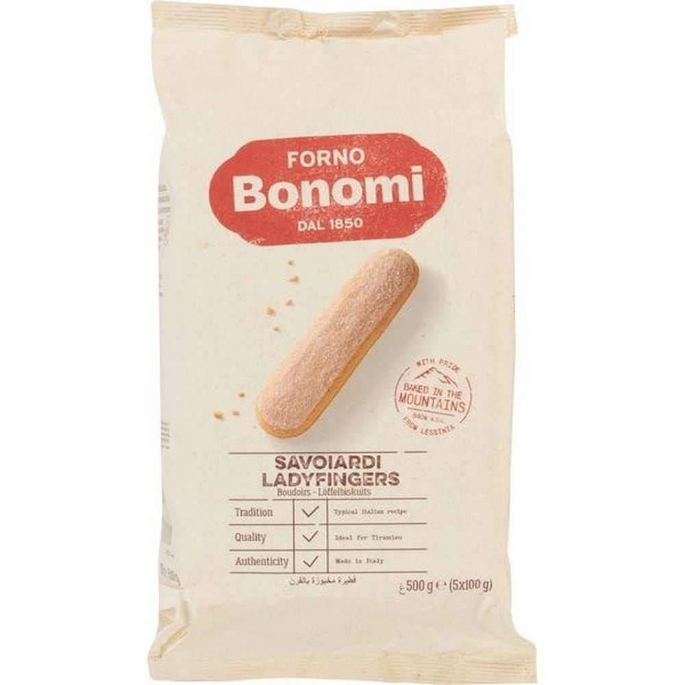 Bonomi Savoiardi Ladyfingers, 500 G -- 10 Per Case