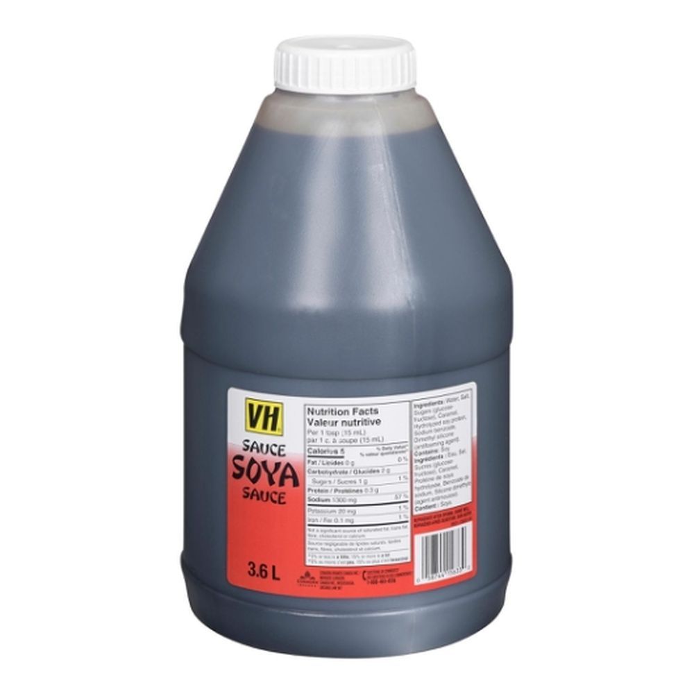 Vh Sauce Soja, 3,6 L -- 2 Par Caisse