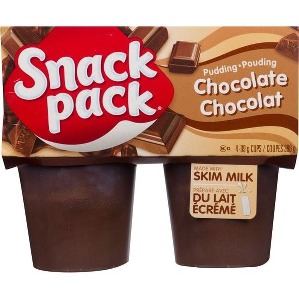 Snack Pack Chocolate, 99 G -- 48 Per Case
