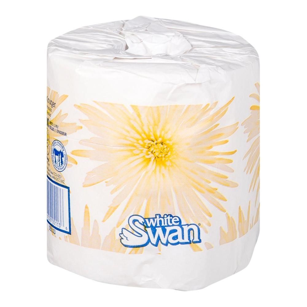 White Swan Rouleau De Papier Toilette 1 Pli – 48 Rouleaux Par Boîte