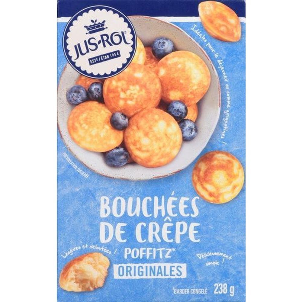 Jus-rol Poffitz Original Pancake Bites, 238 G -- 8 Per Case