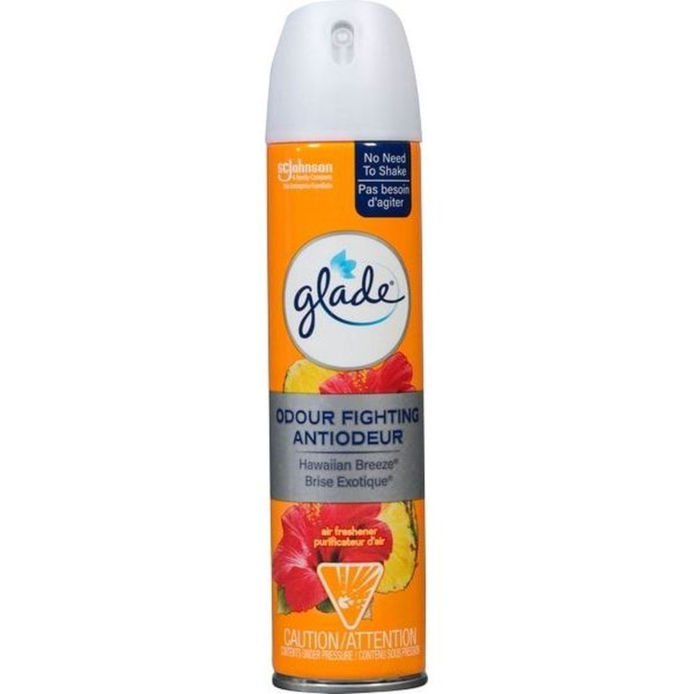 Glade Hawaiian Breeze Air Freshener, 226 G Aerosol Spray -- 12 Per Case