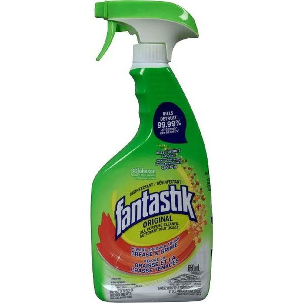 Fantastik Original Disinfectant All Purpose Cleaner, 650 Ml -- 12 Per Case