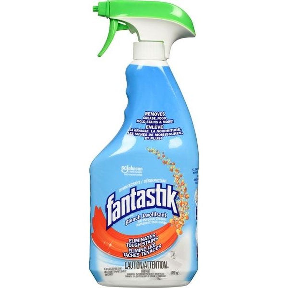 Fantastik All-purpose Cleaner With Bleach, 650 Ml Trigger Bottle -- 12 Per Case
