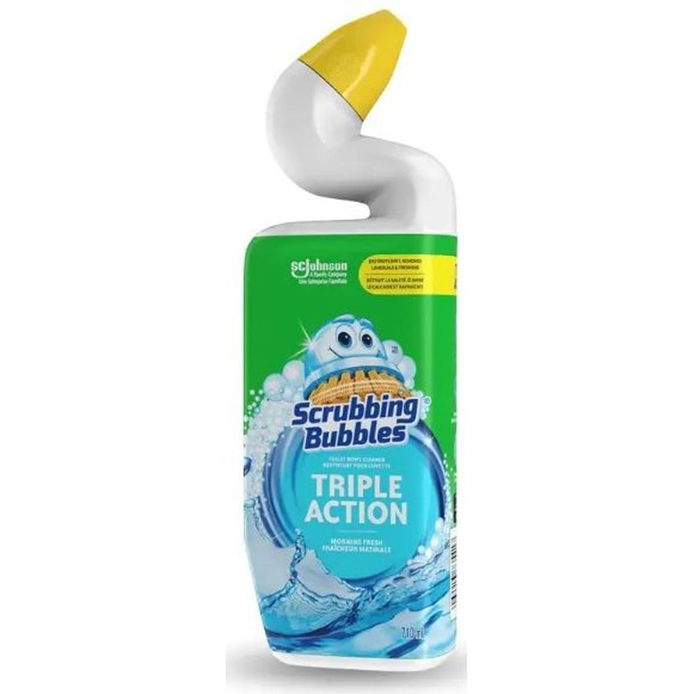 Scrubbing Bubbles Triple Action Rainshower Toilet Bowl Cleaner, 710 Ml -- 9 Per Case