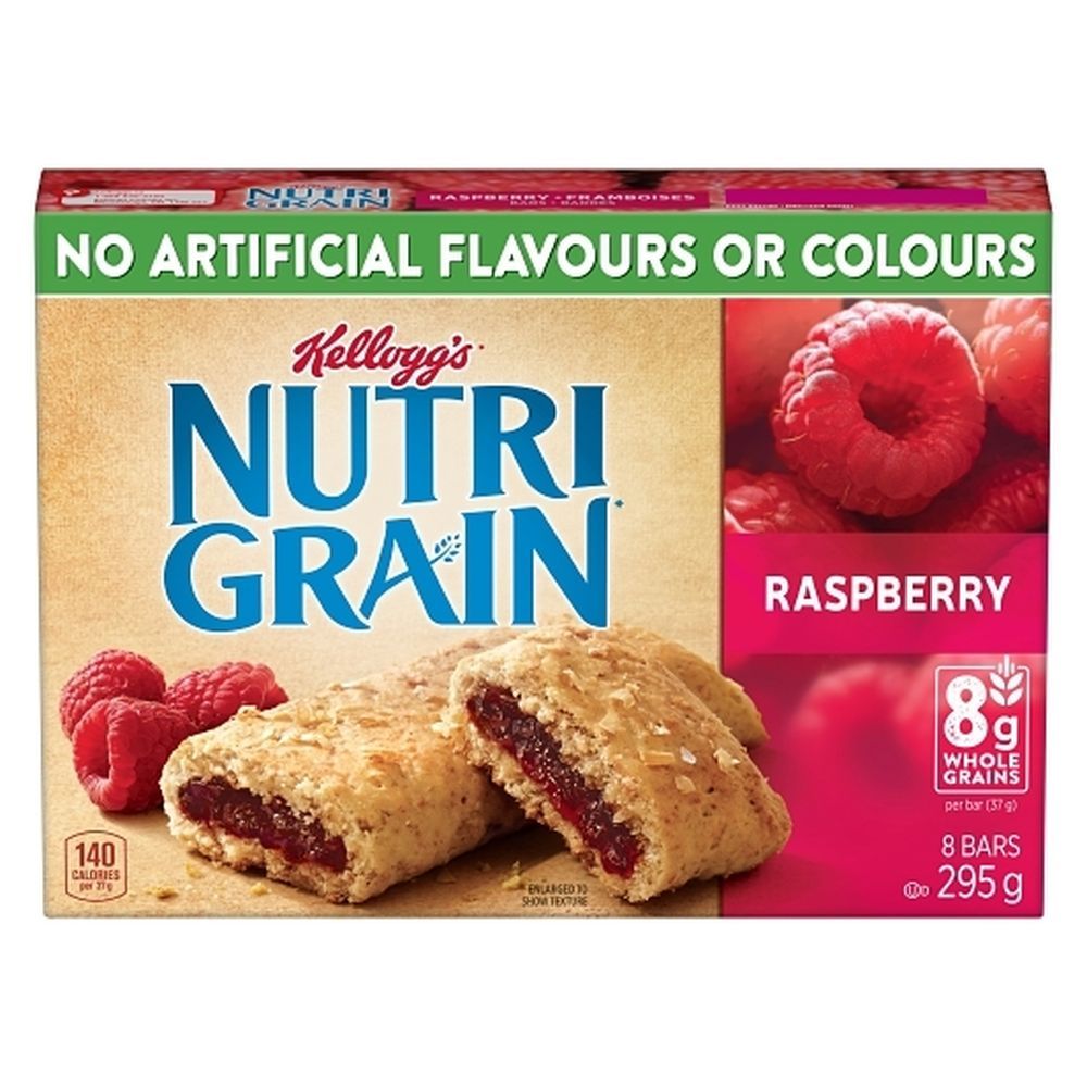 Nutri-grain Raspberry Cereal Bar, 295 G -- 12 Per Case