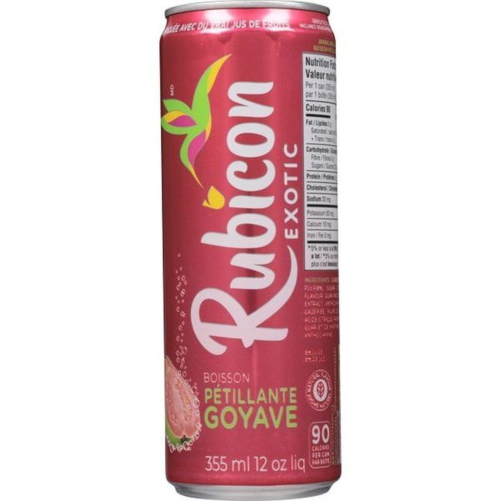 Rubicon Exotic Sparkling Guava Drink, 355 Ml -- 12 Per Case