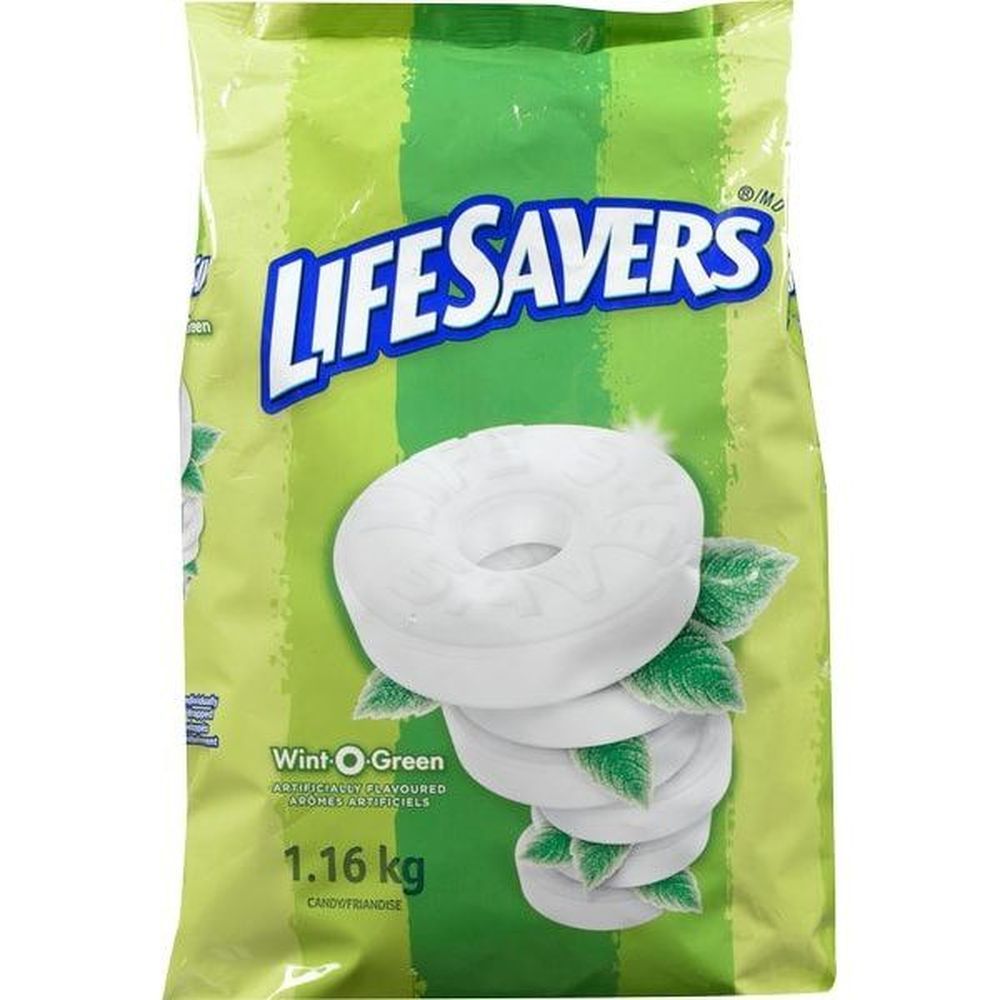 Life Savers Bonbons Wint-o-green - Sachet Debout, 1 162 G -- 6 Par Boîte