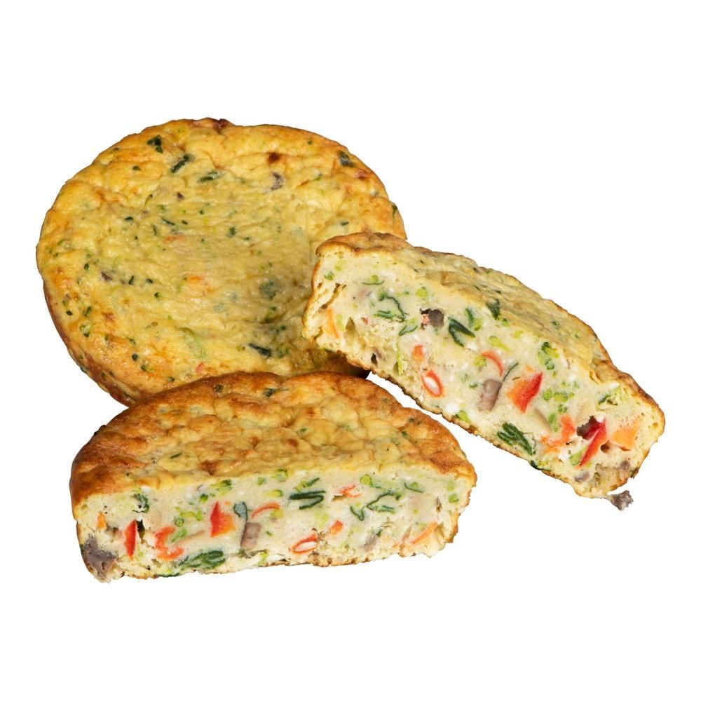 Burnbrae Farms Quiches Sans Croûte Aux Légumes Du Jardin, 95 G – 48 Par Carton